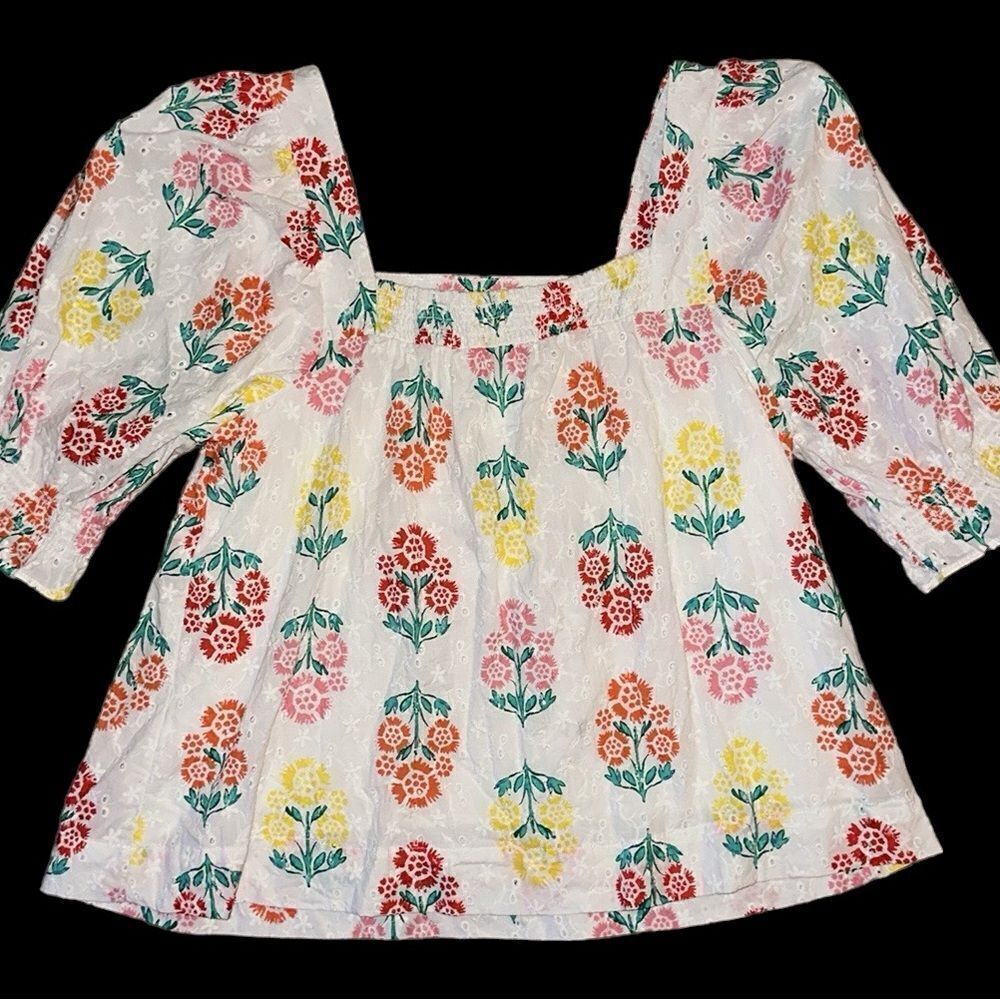 Draper James Maren Floral Top! - Picture 2 of 12